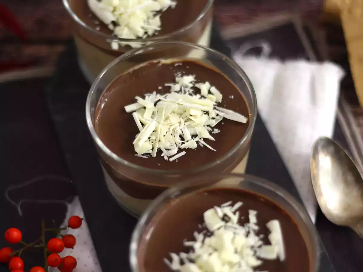 Чашки с шоколад и нуга. Лесна рецепта - снимка 5