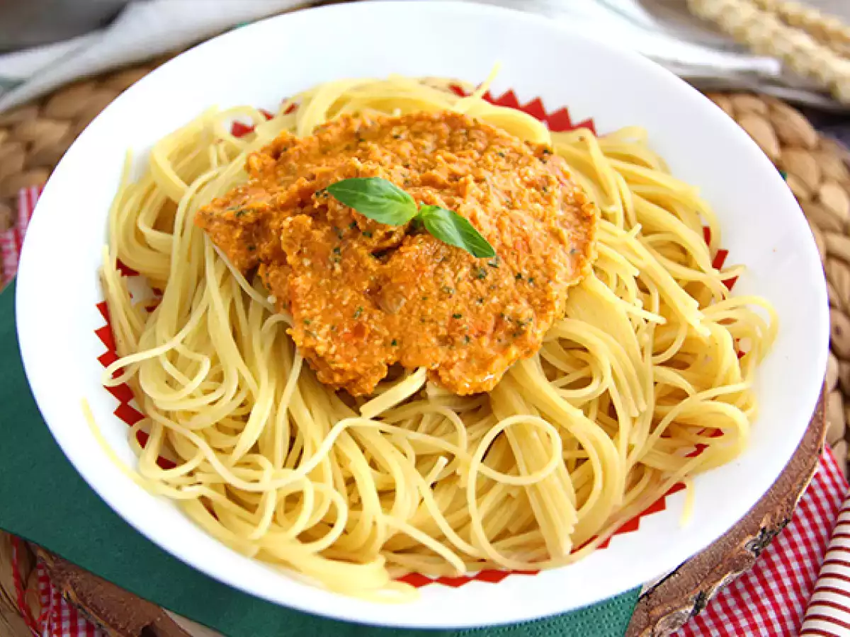 Червен сос песто - снимка 4