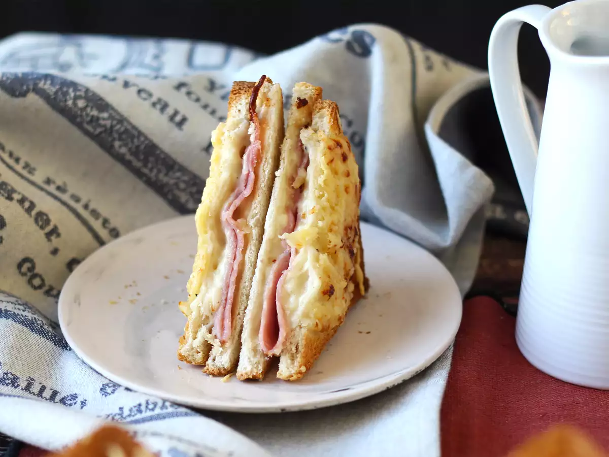 Croque monsieur с AirFryer - снимка 3