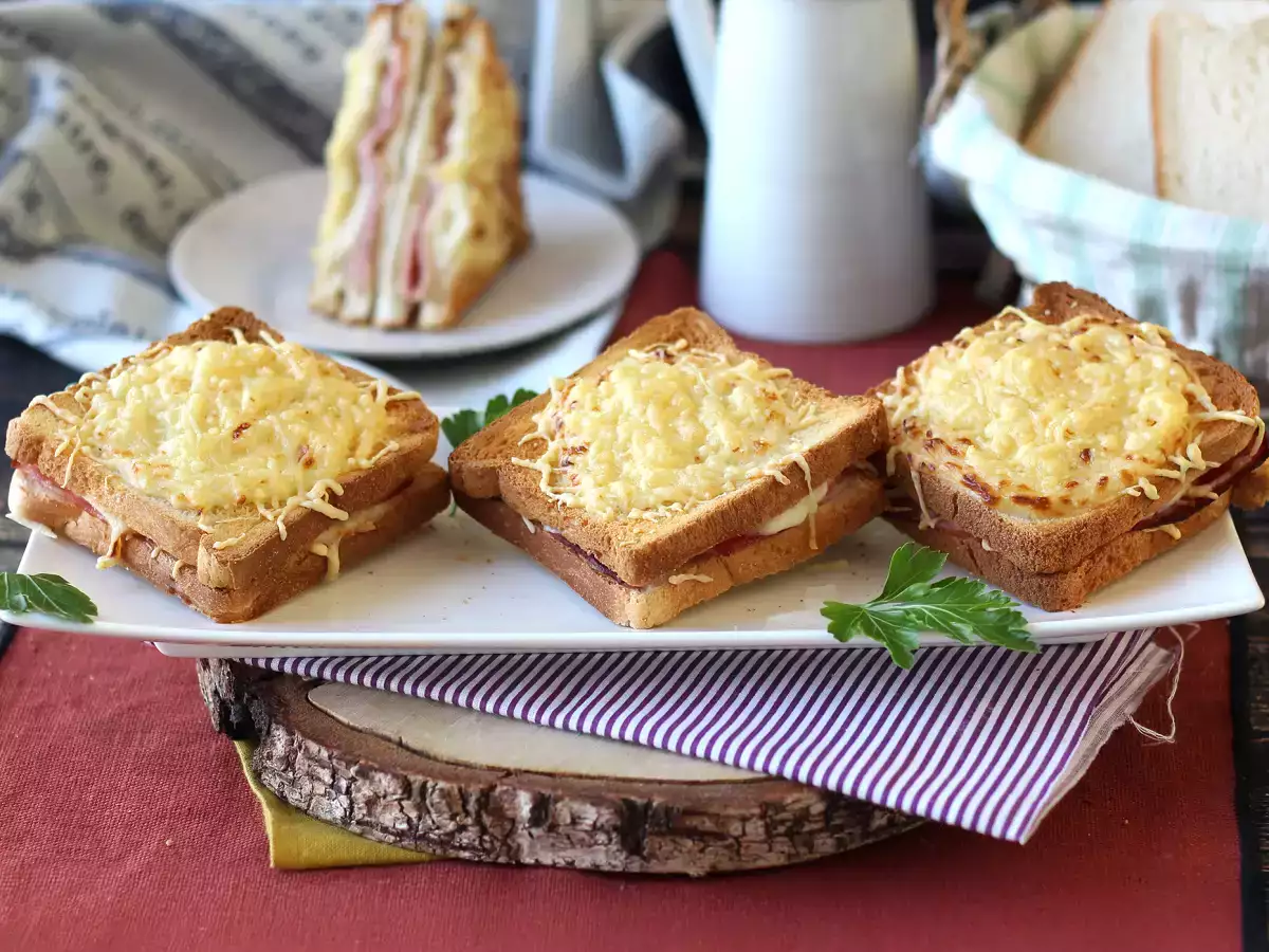Croque monsieur с AirFryer - снимка 4