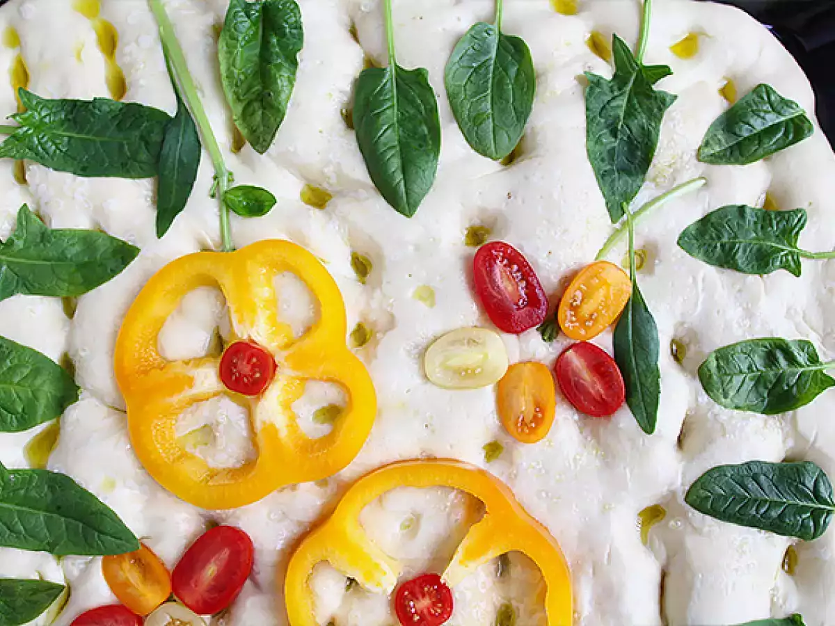 Цветна фокача – кулинарно изкуство - снимка 7