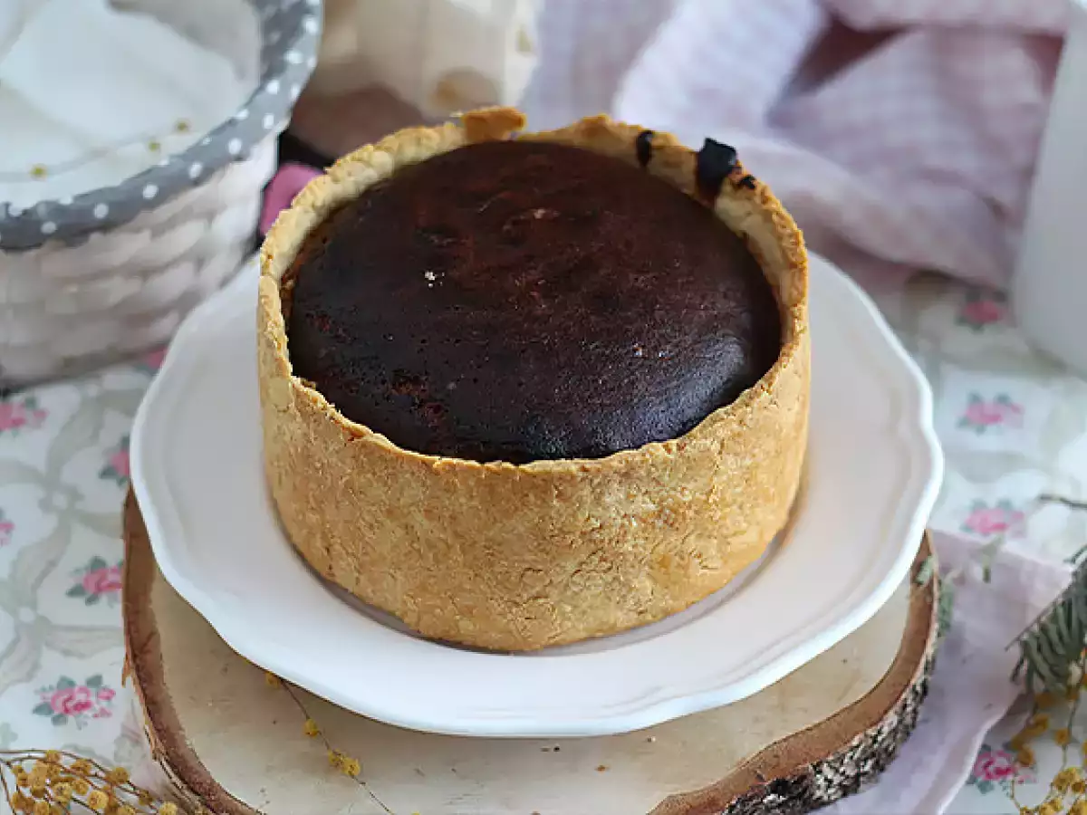 Домашен турто с козе сирене (tourteau fromager)