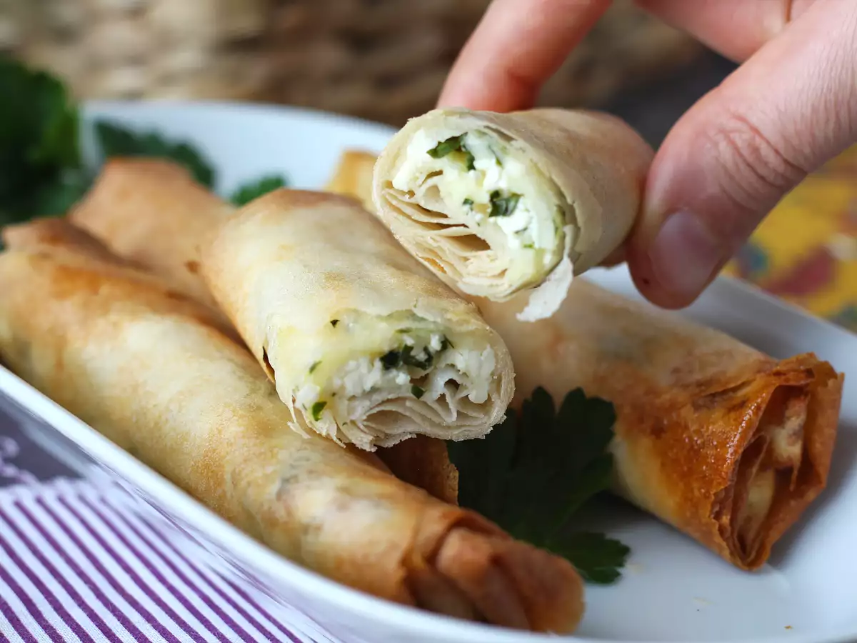 Домашни ливански рикакати - готвене във фритюрник - снимка 3