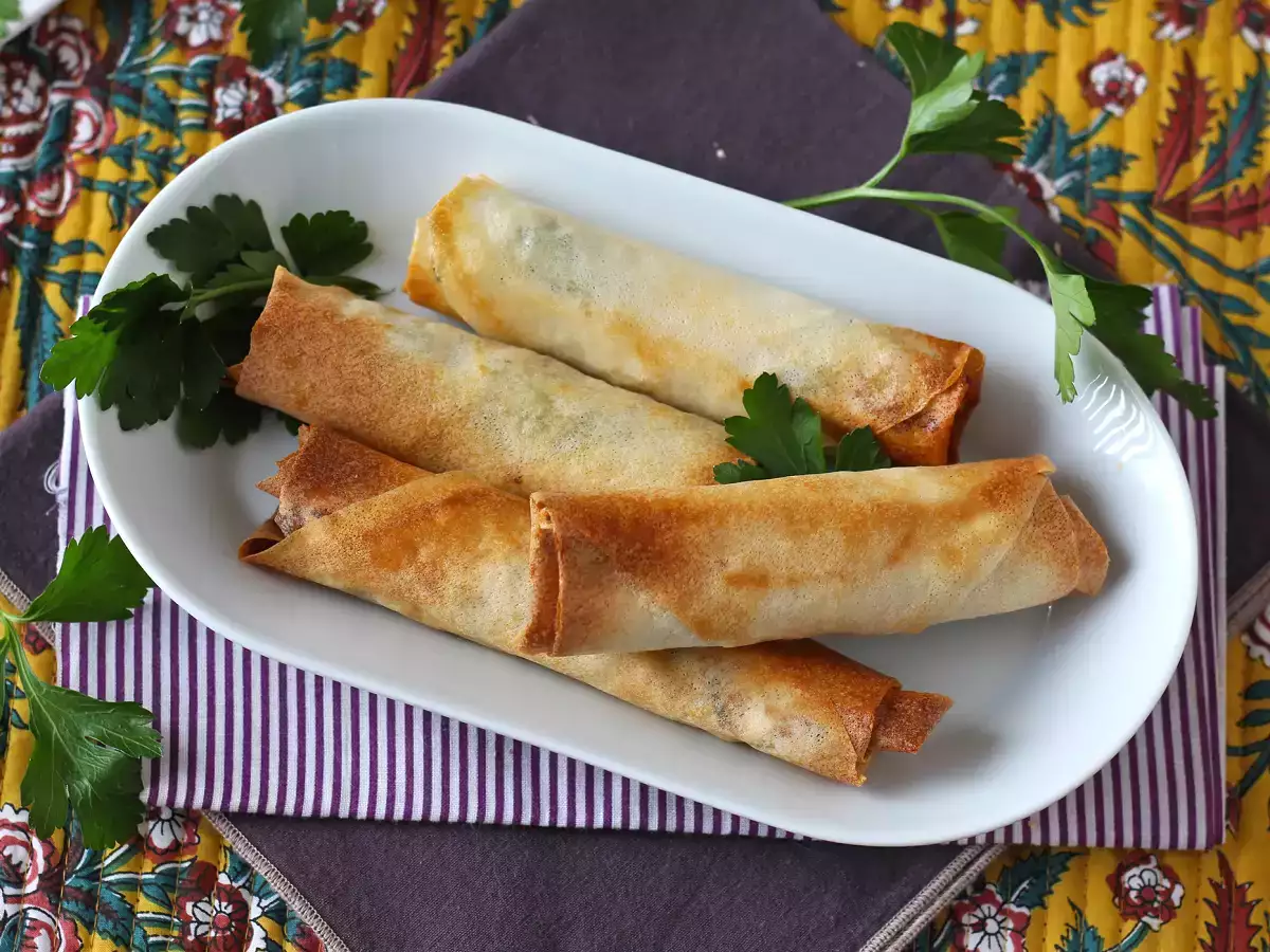 Домашни ливански рикакати - готвене във фритюрник - снимка 4