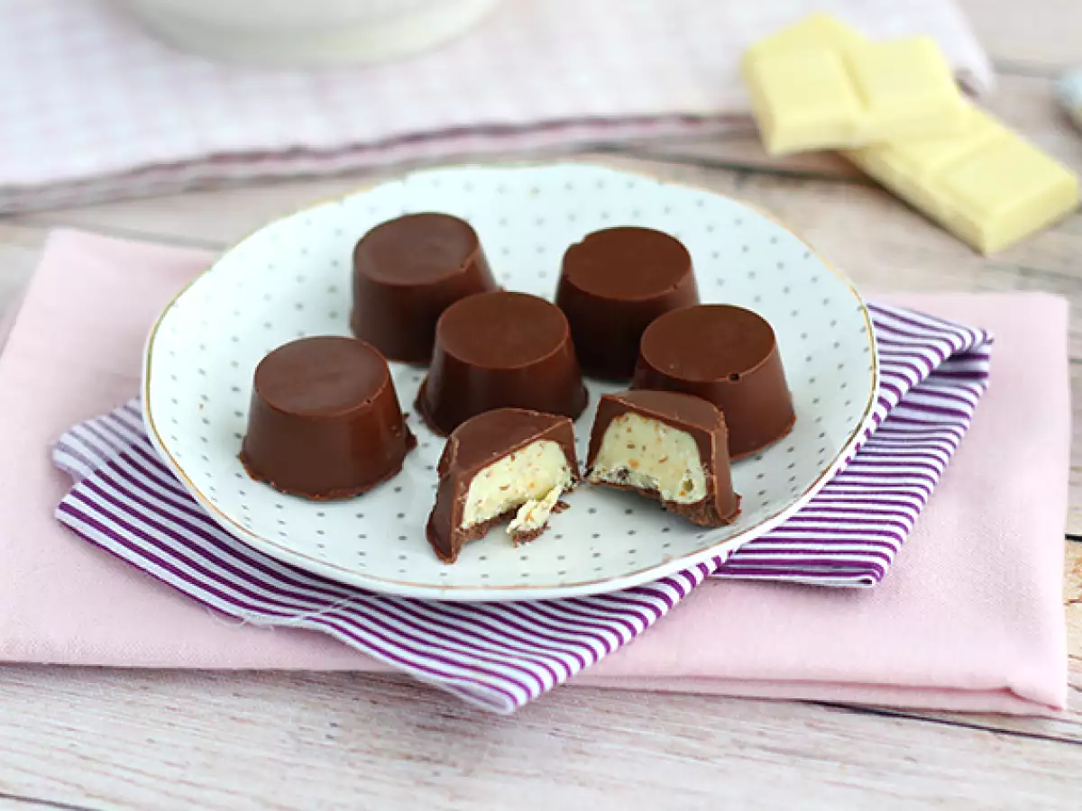 Домашни шоколадови бонбони тип Kinder Schoko-Bons - снимка 2