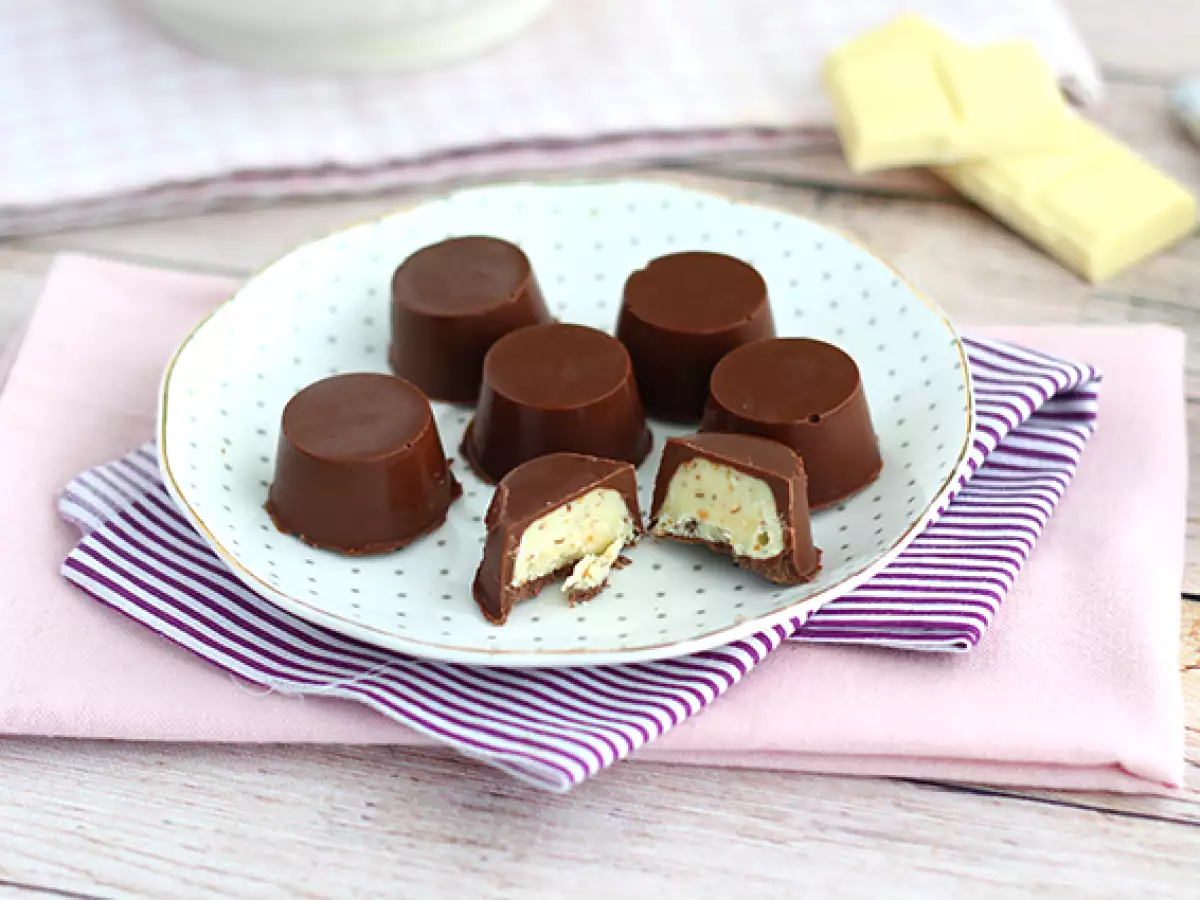 Домашно приготвени шоколадови бонбони Kinder Schoko-Bons - снимка 2