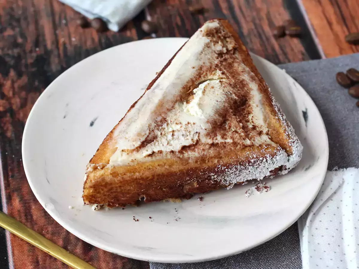 Древно дърво с форма на тирамису без калъп за любителите на кафето - снимка 2