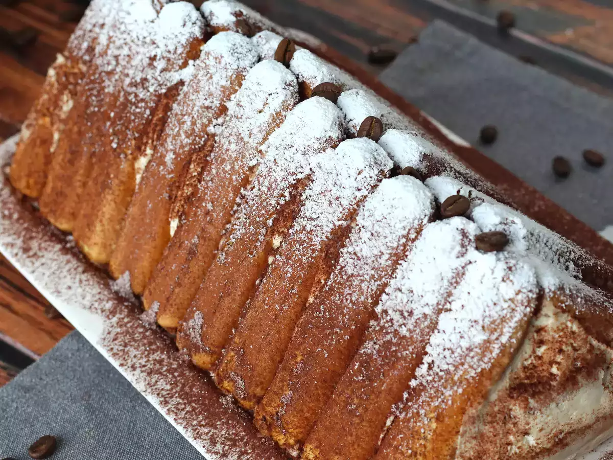 Древно дърво с форма на тирамису без калъп за любителите на кафето - снимка 3