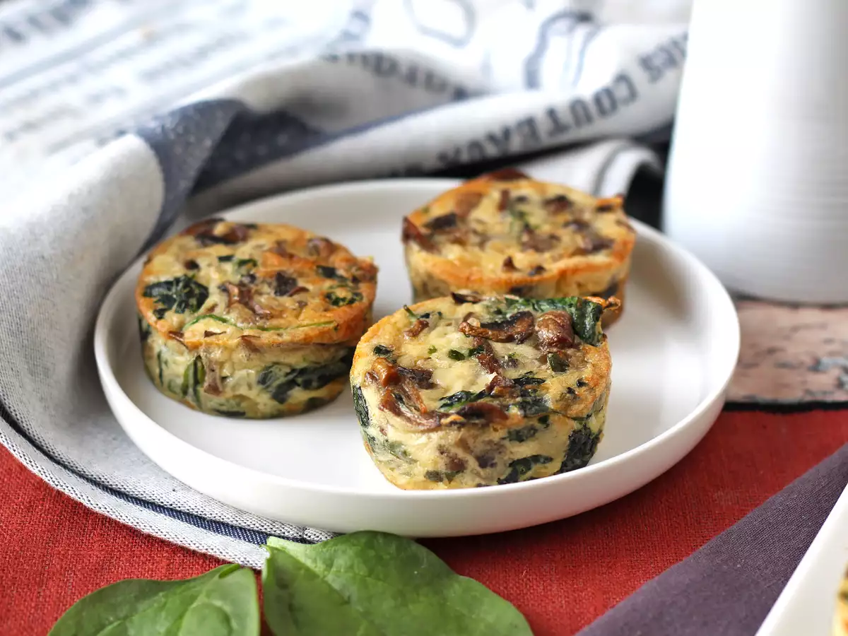 Фланелки със спанак и гъби - снимка 4