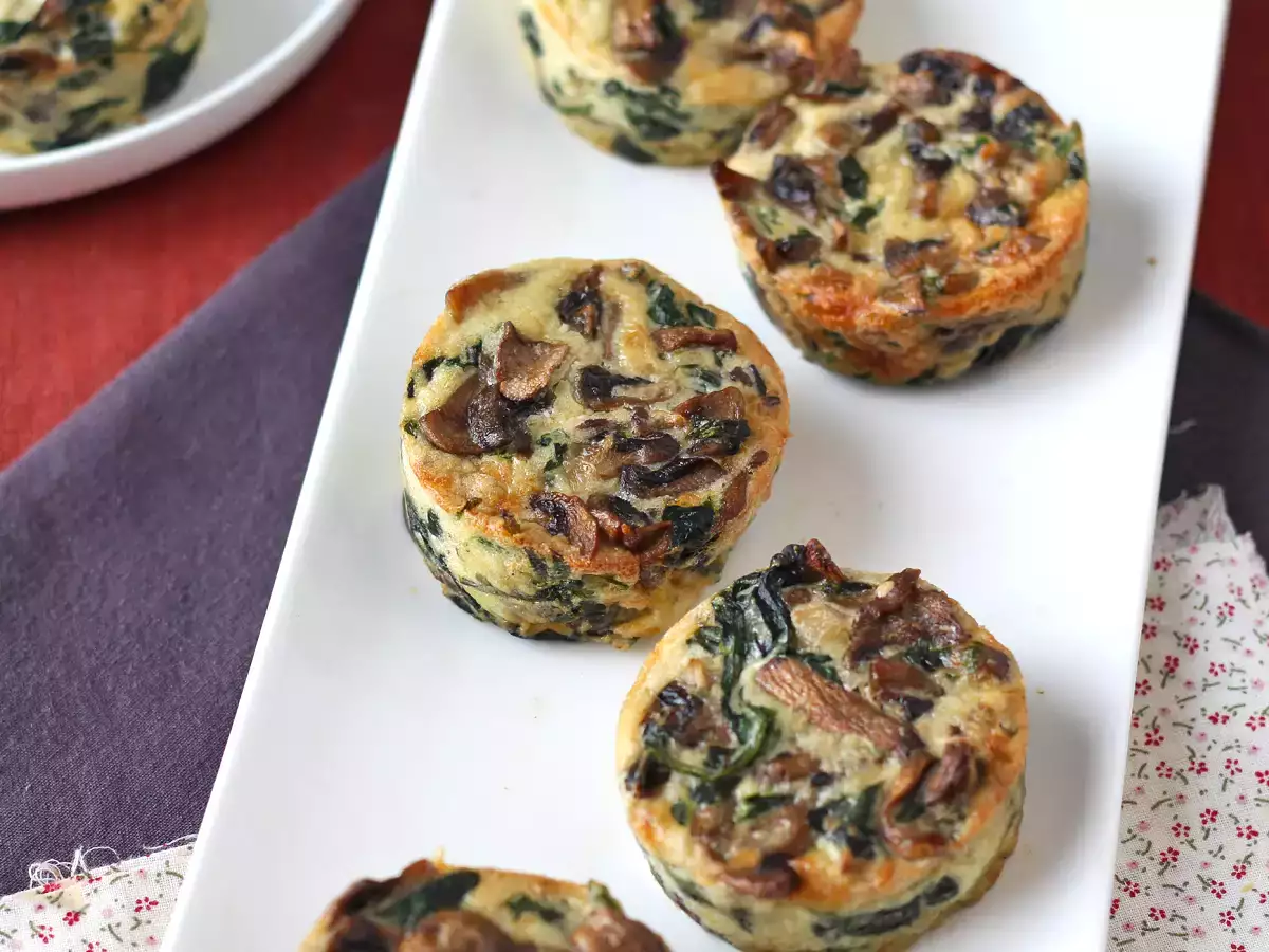 Фланелки със спанак и гъби - снимка 6