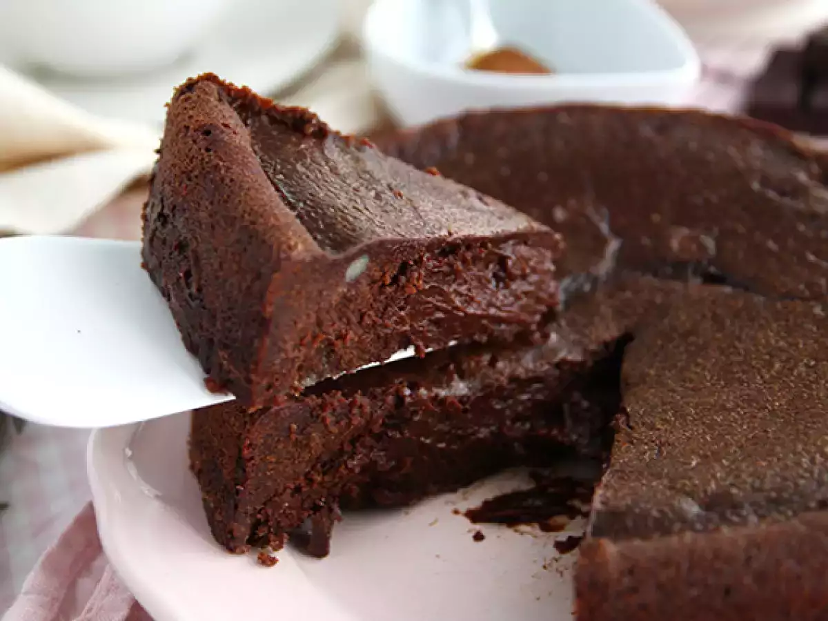 Фондант от шоколад и солен карамел - снимка 5