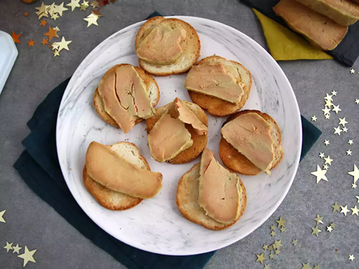 Фуа гра, приготвено в сол - снимка 2