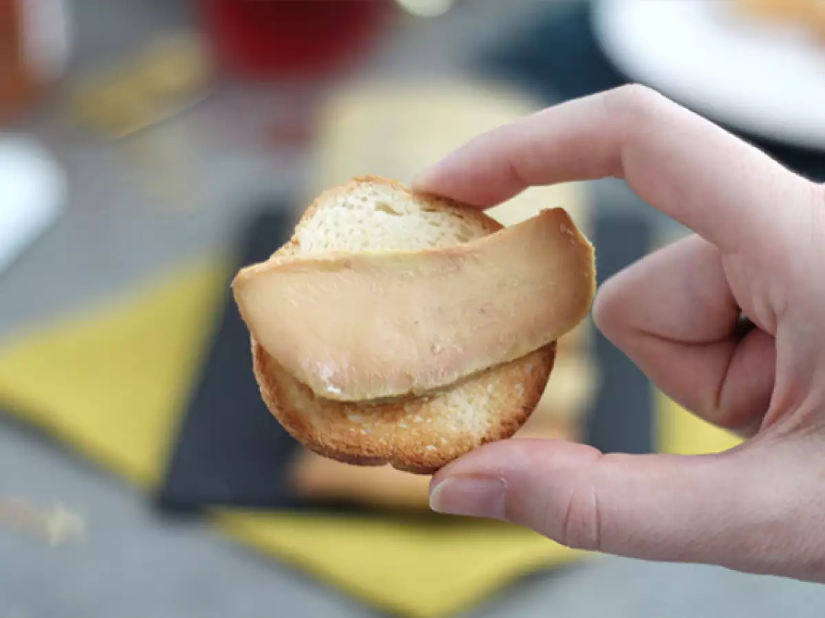 Фуа гра, приготвено в сол - снимка 4