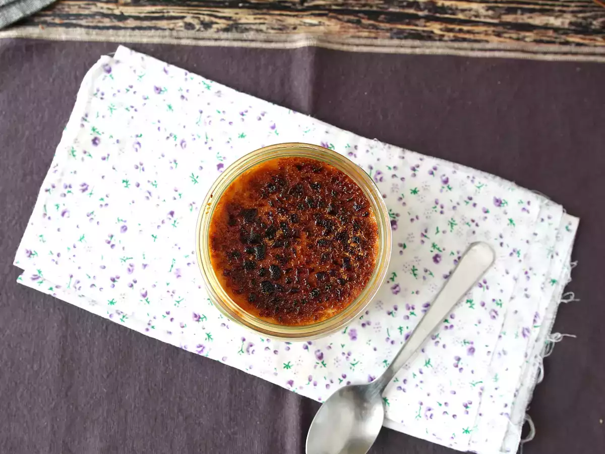 Изключително лесен крем брюле с въздушния фритюрник! - снимка 4