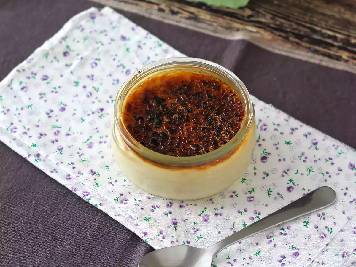 Изключително лесен крем брюле с въздушния фритюрник! - снимка 5