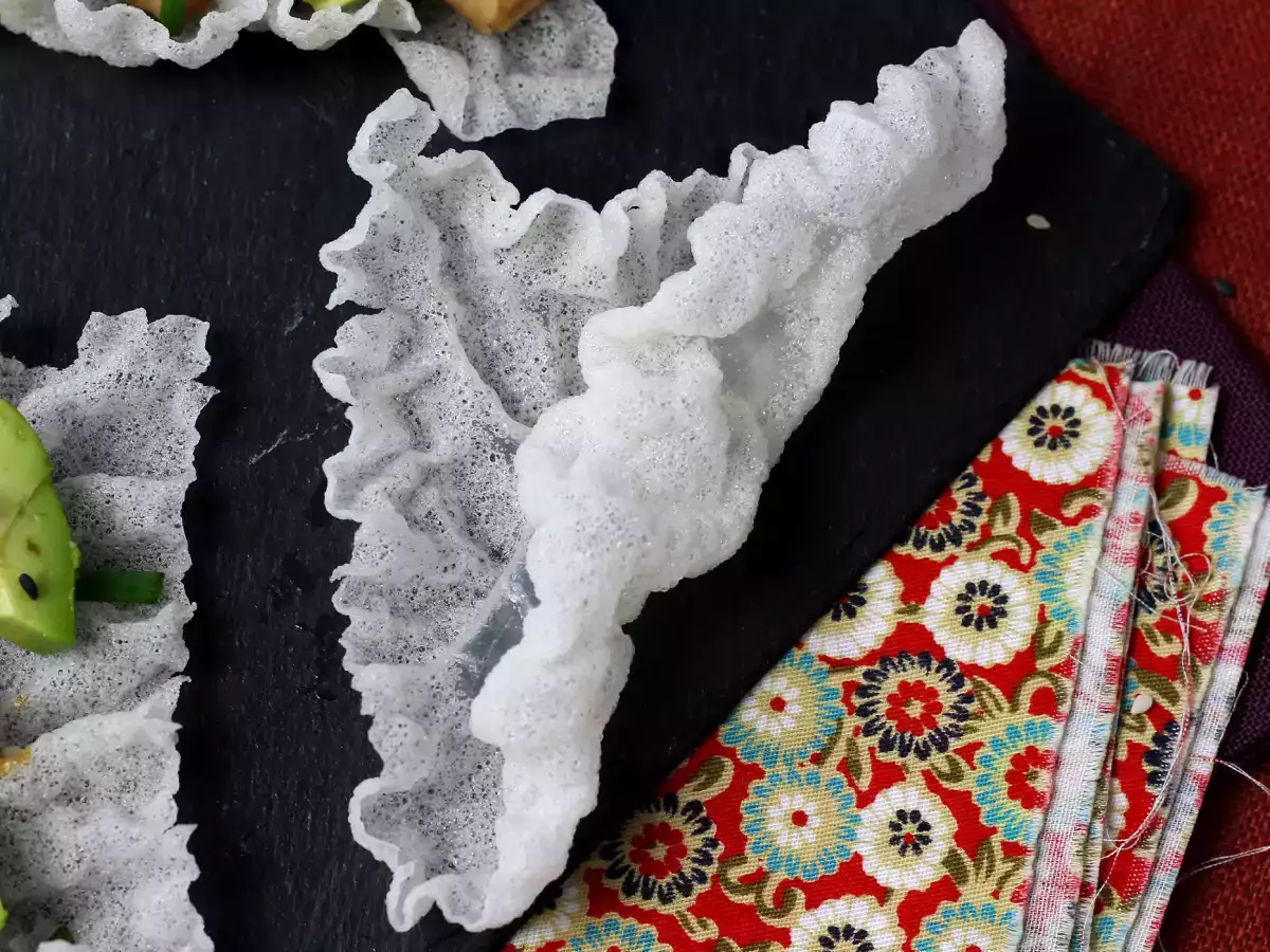 Как да направя чипс с оризова хартия? - снимка 3