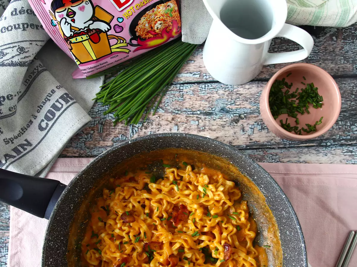 Как да приготвяме Buldak noodles carbonara flavour? Най-добрата рецепта! - снимка 4