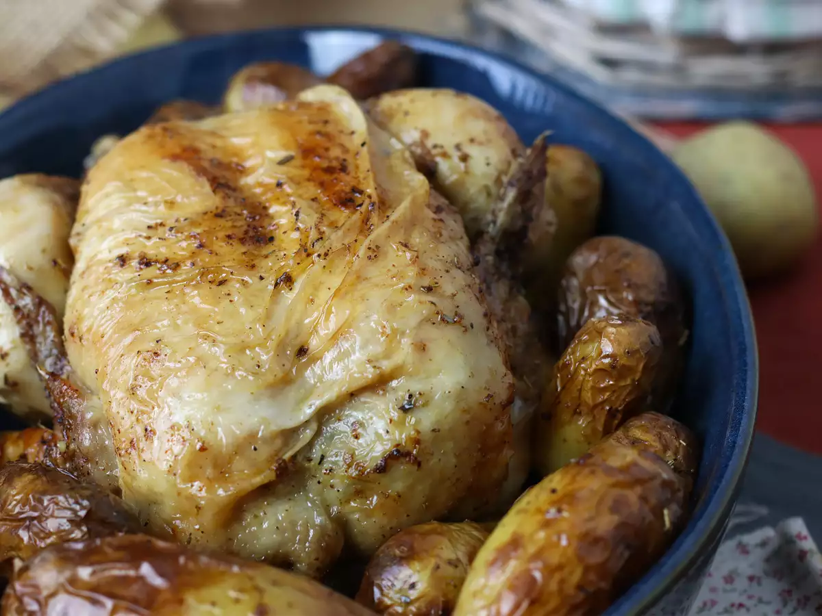 Как да приготвим печено пиле във фритюрник с горещ въздух (Air Fryer)? - снимка 4