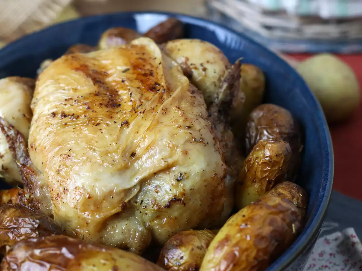 Как се приготвя печено пиле във фритюрника? - снимка 4