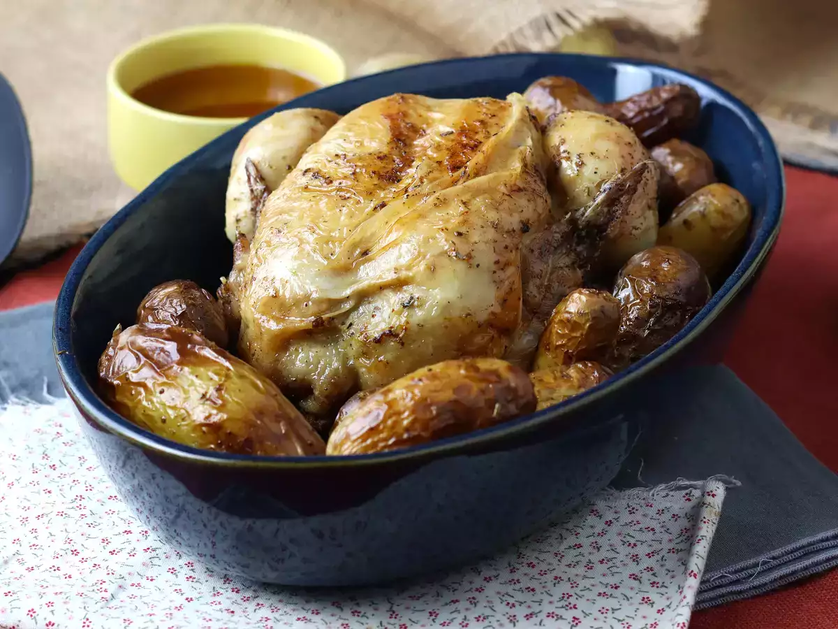 Как се приготвя печено пиле във фритюрника? - снимка 5