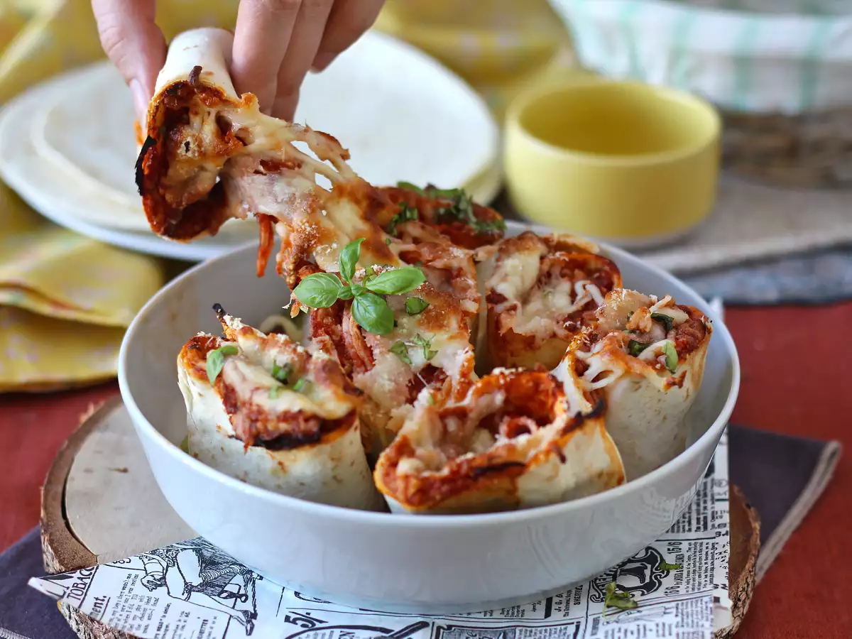 Какво да правим с тортилите Гурме ястие за споделяне, с вкус на пица! - снимка 3