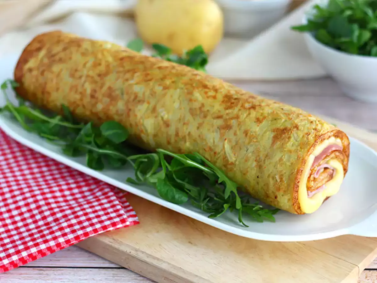 Картофено руло със сирене Savoy Raclette и шунка - снимка 2