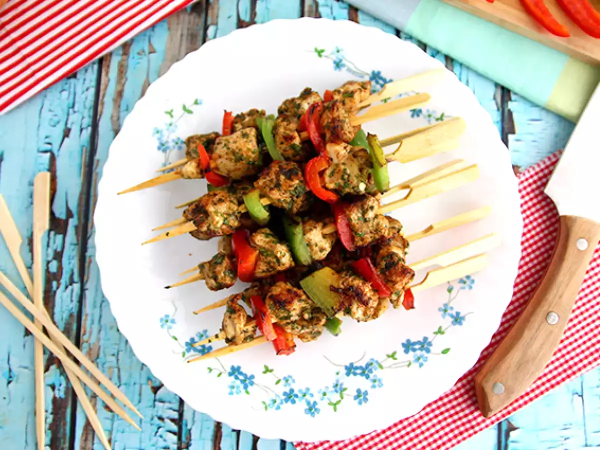 Кебап от пилешко месо и пипер - снимка 2