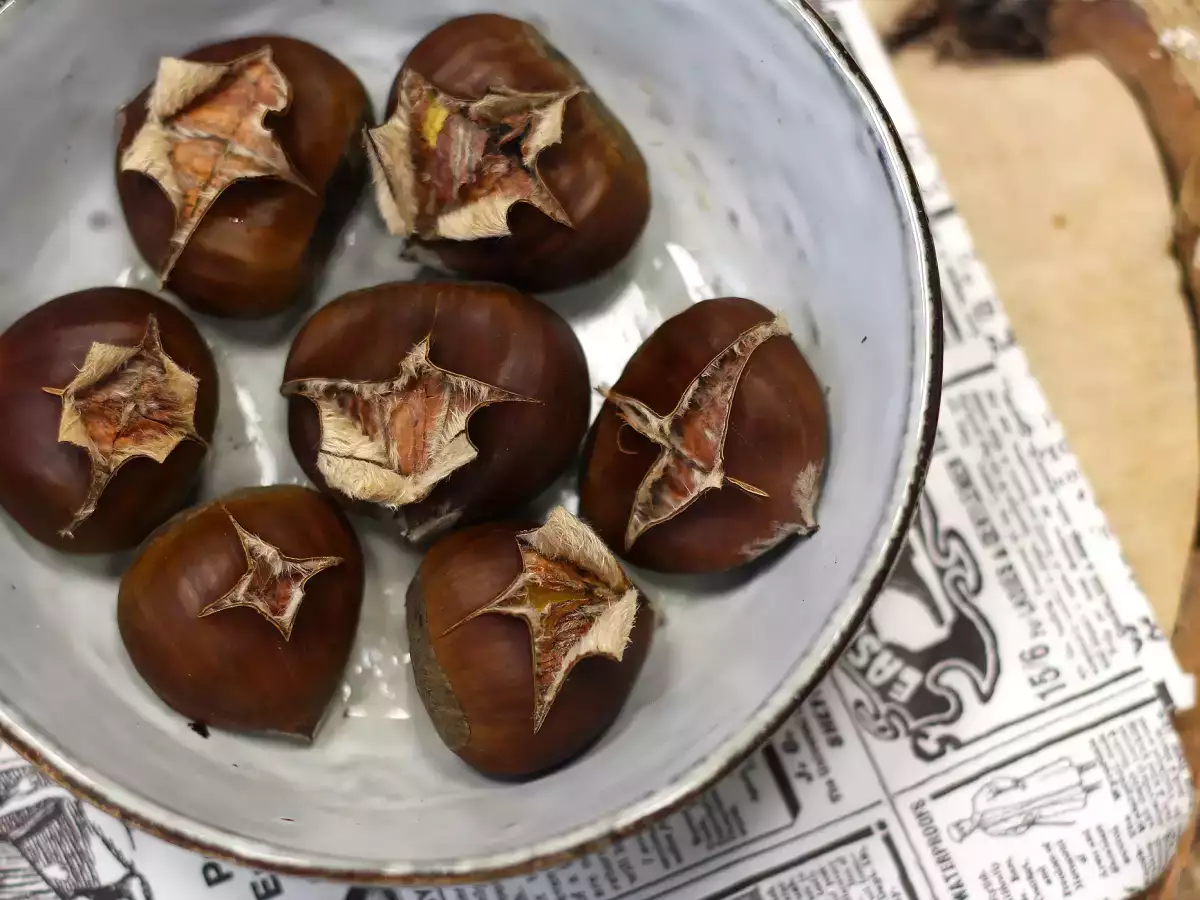 Кестени за микровълнова фурна, готови само за 3 минути! - снимка 2