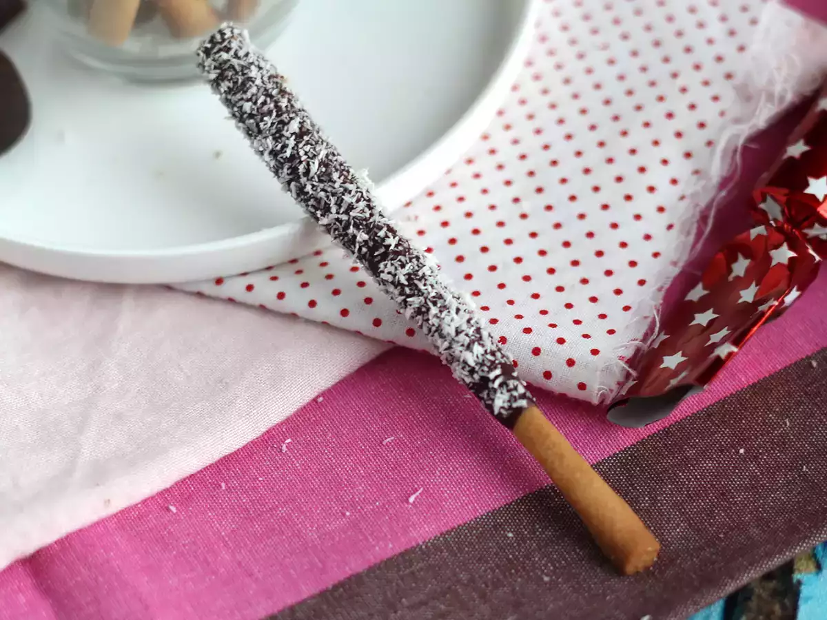 Кокосови микадоси - снимка 3