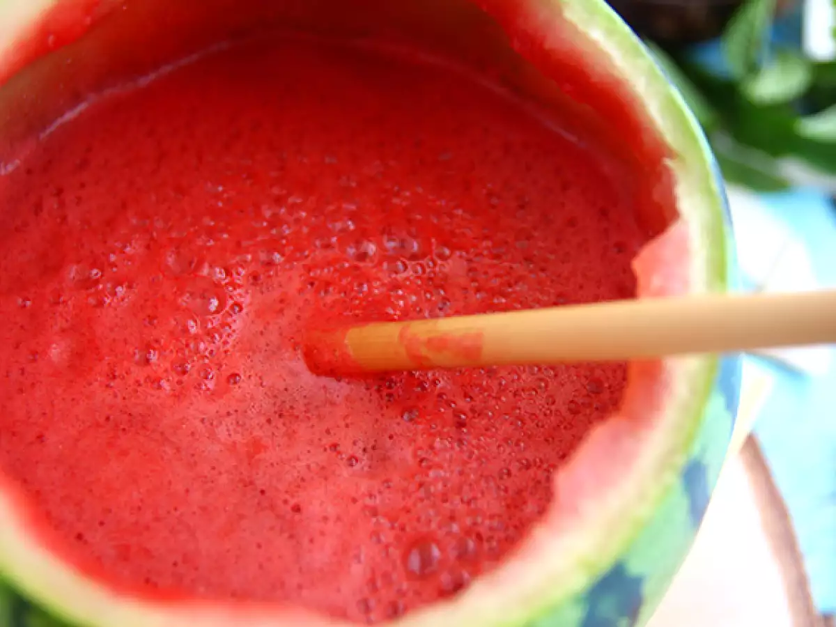 Коктейл с джин от диня - снимка 3