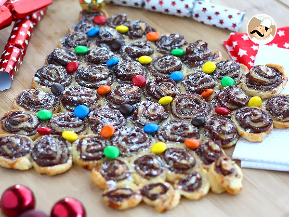 Коледна елха с Nutella за споделяне - снимка 3