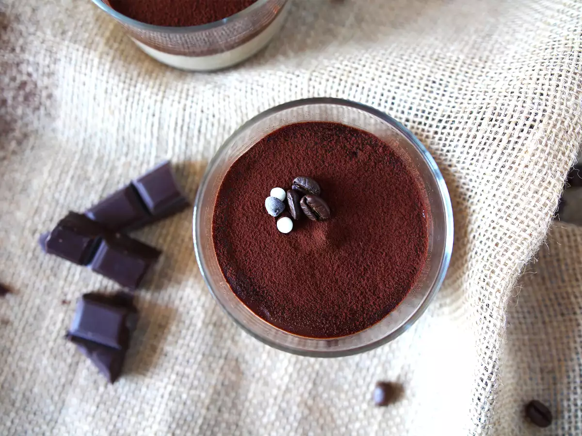 Крем от кафе с ганаш и какао - снимка 4