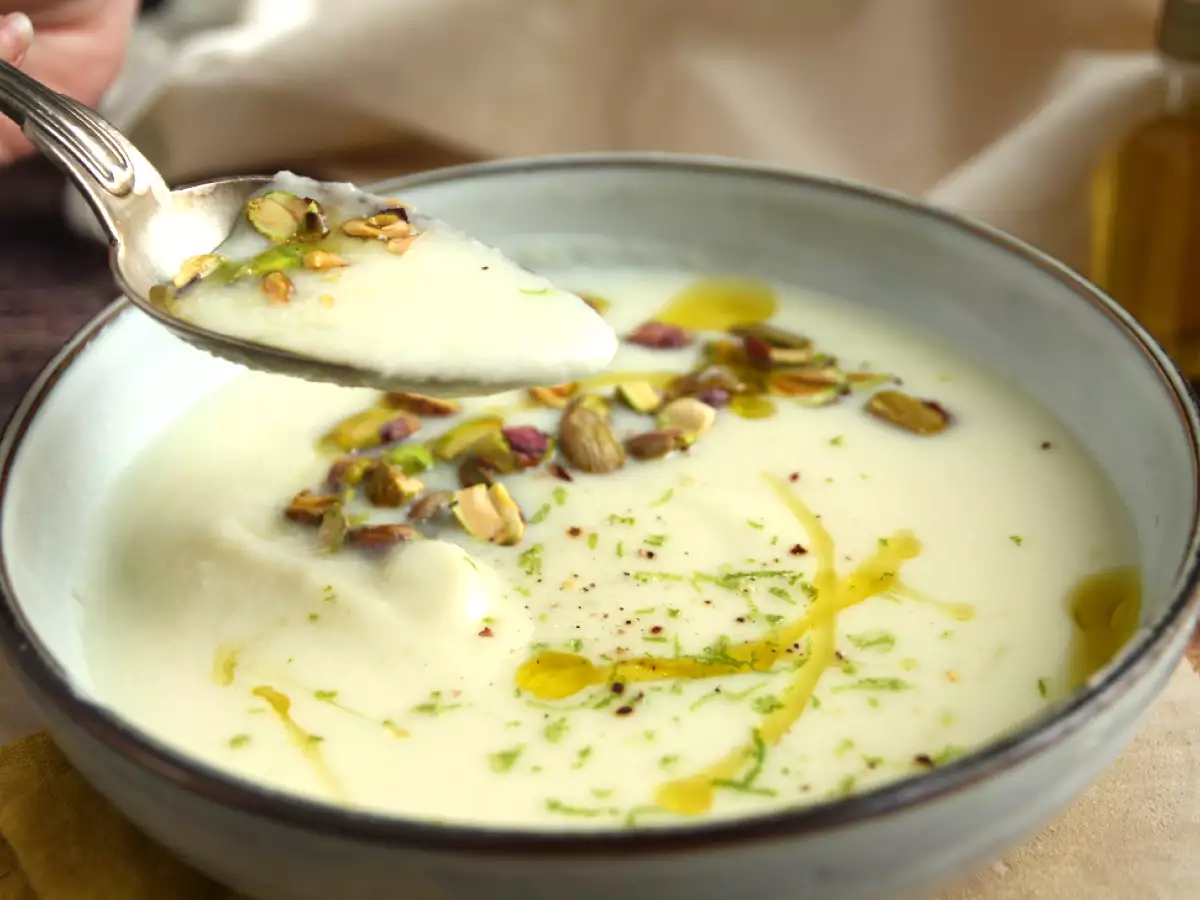 Крем от карфиол и шам фъстък - снимка 4