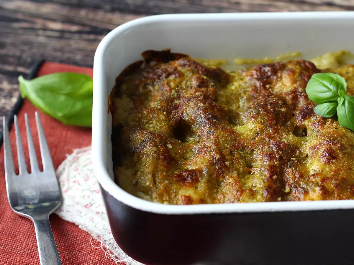 Кремообразни канелони с песто на фурна: лесна и вкусна рецепта - снимка 4