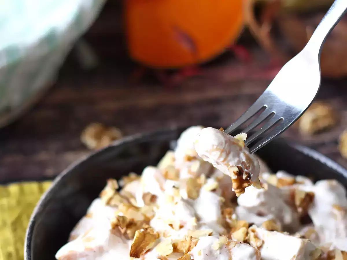 Кремообразни ньоки от тиква с Филаделфия и хрупкави орехи - снимка 2