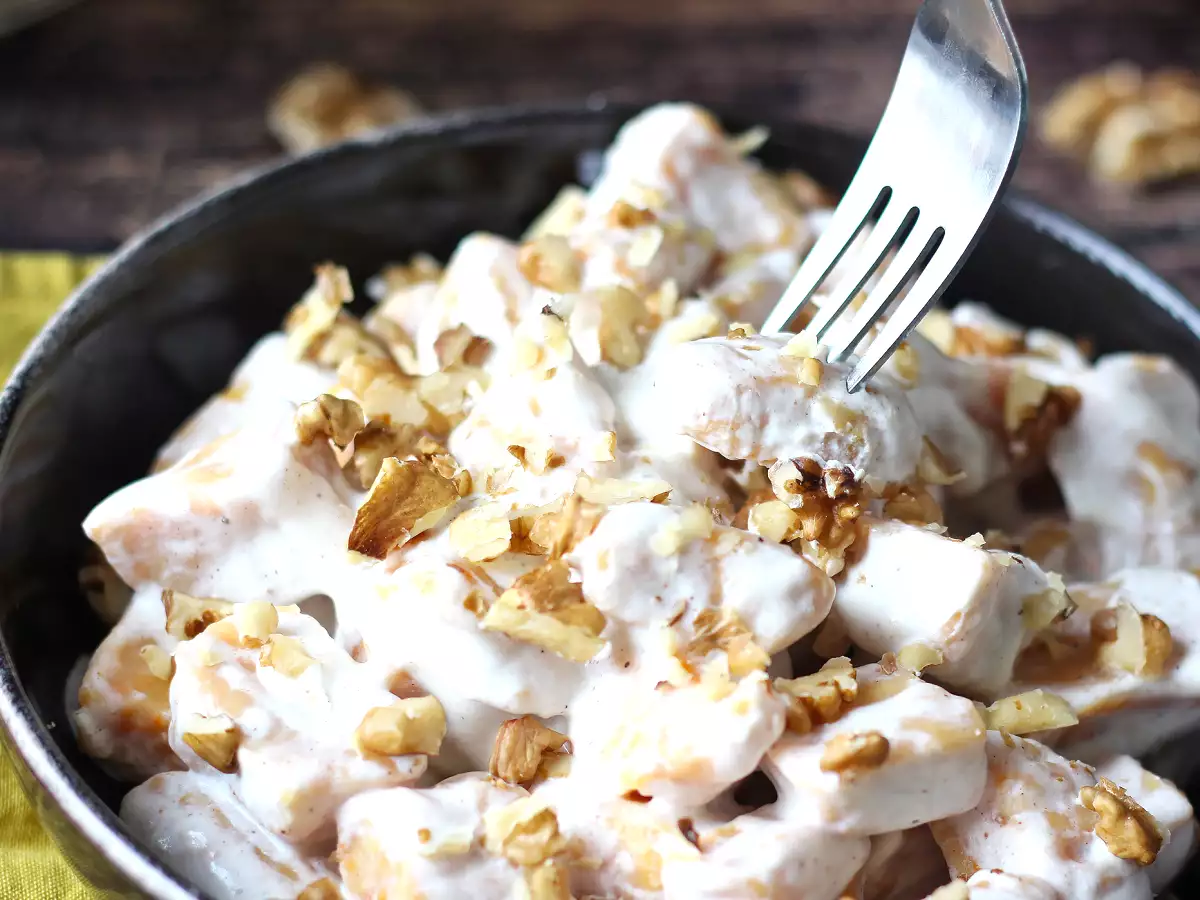 Кремообразни ньоки от тиква с Филаделфия и хрупкави орехи - снимка 5