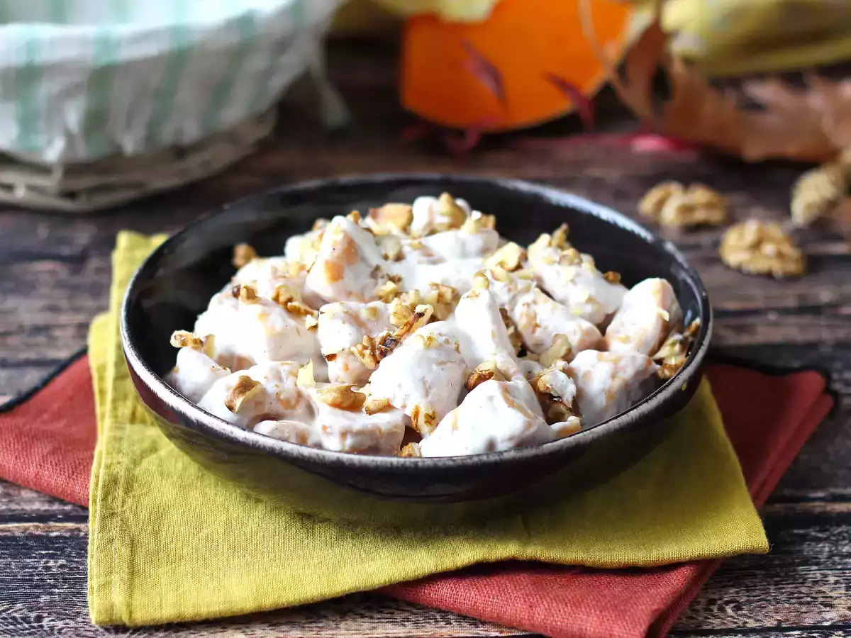 Кремообразни ньоки от тиква с Филаделфия и хрупкави орехи - снимка 6