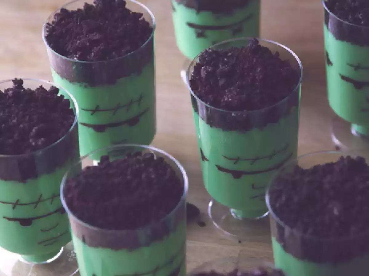 Кремове Франкенщайн за Хелоуин - снимка 2