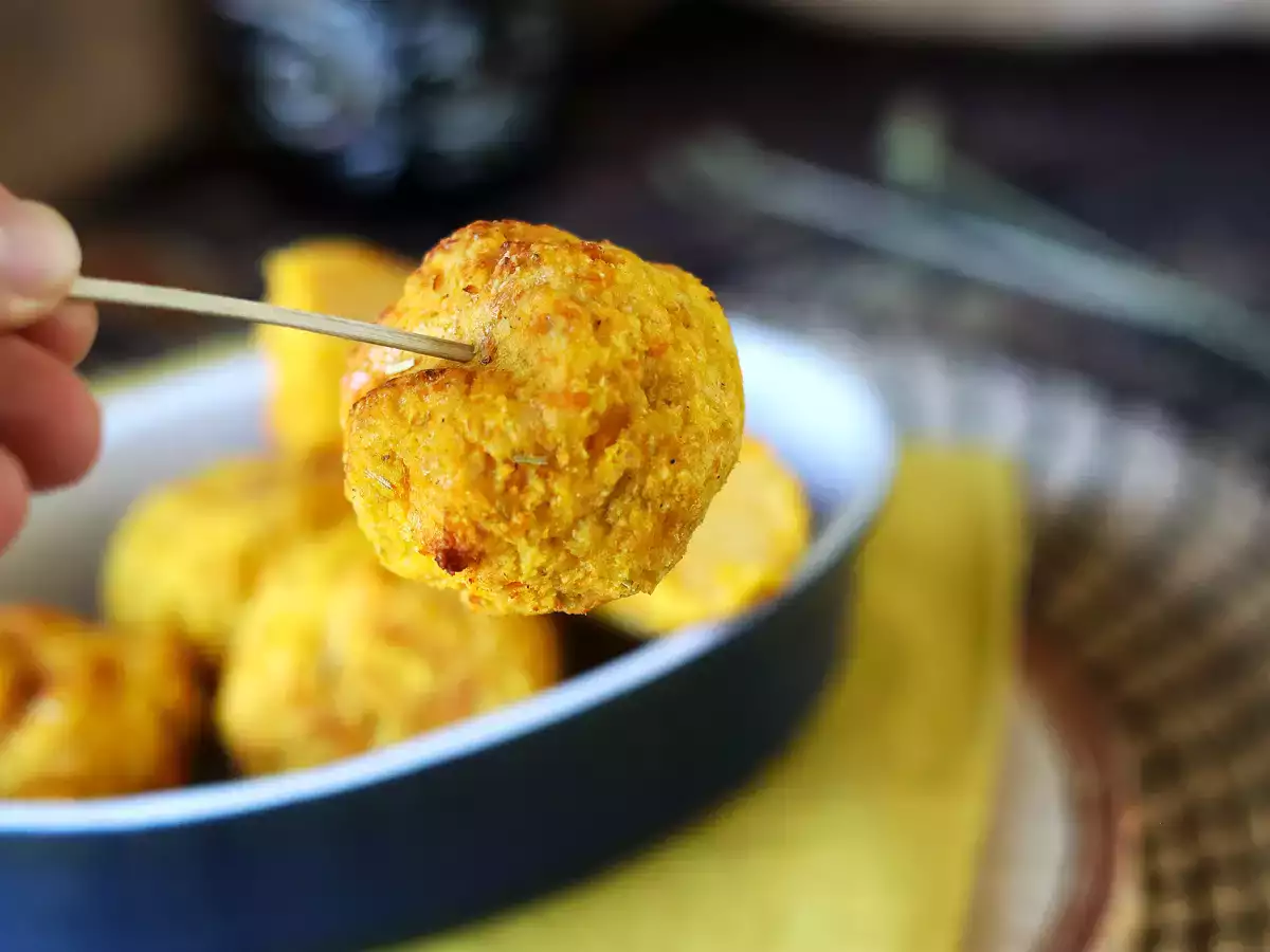 Кюфтета от тиква във фритюрник - снимка 4