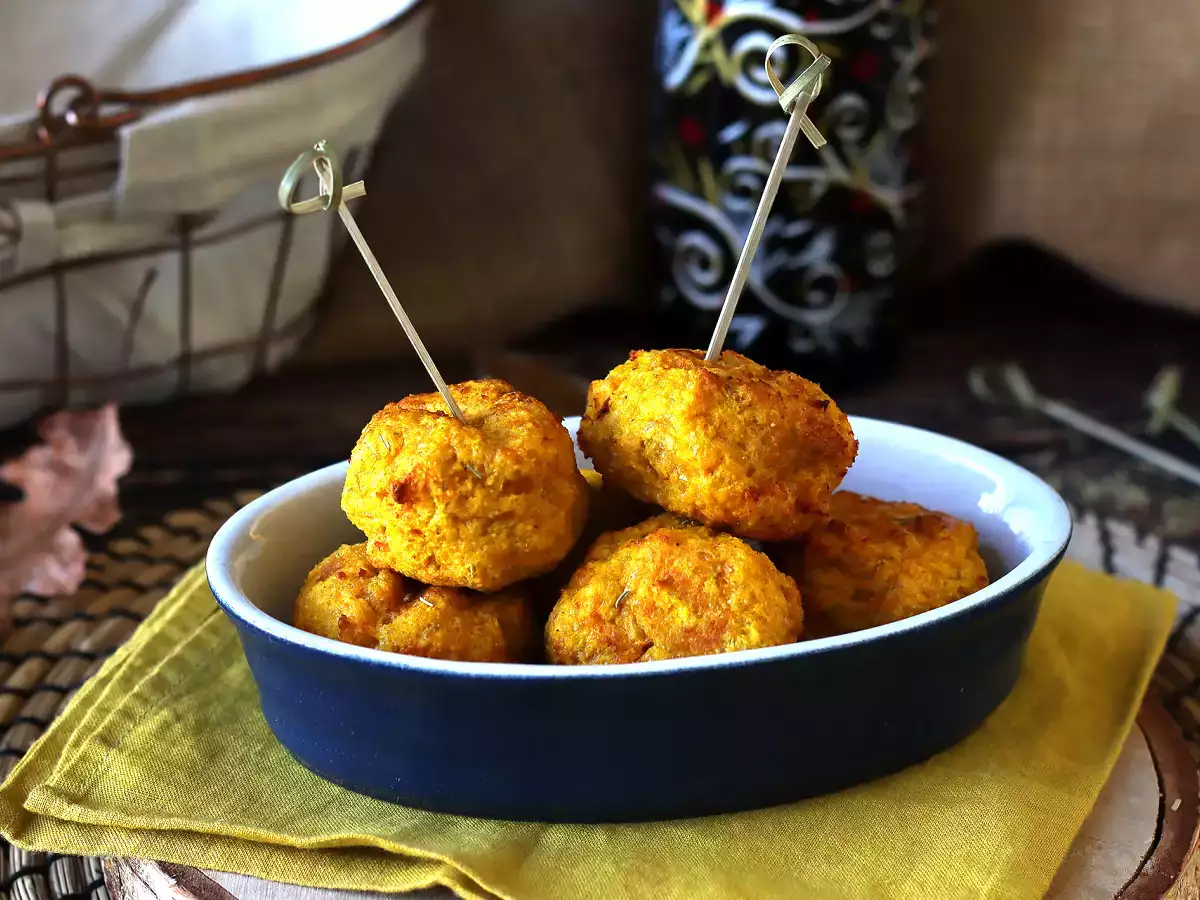 Кюфтета от тиква във фритюрник - снимка 5