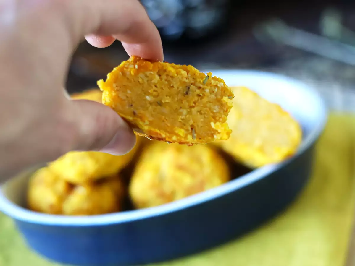 Кюфтета от тиква във фритюрник - снимка 7