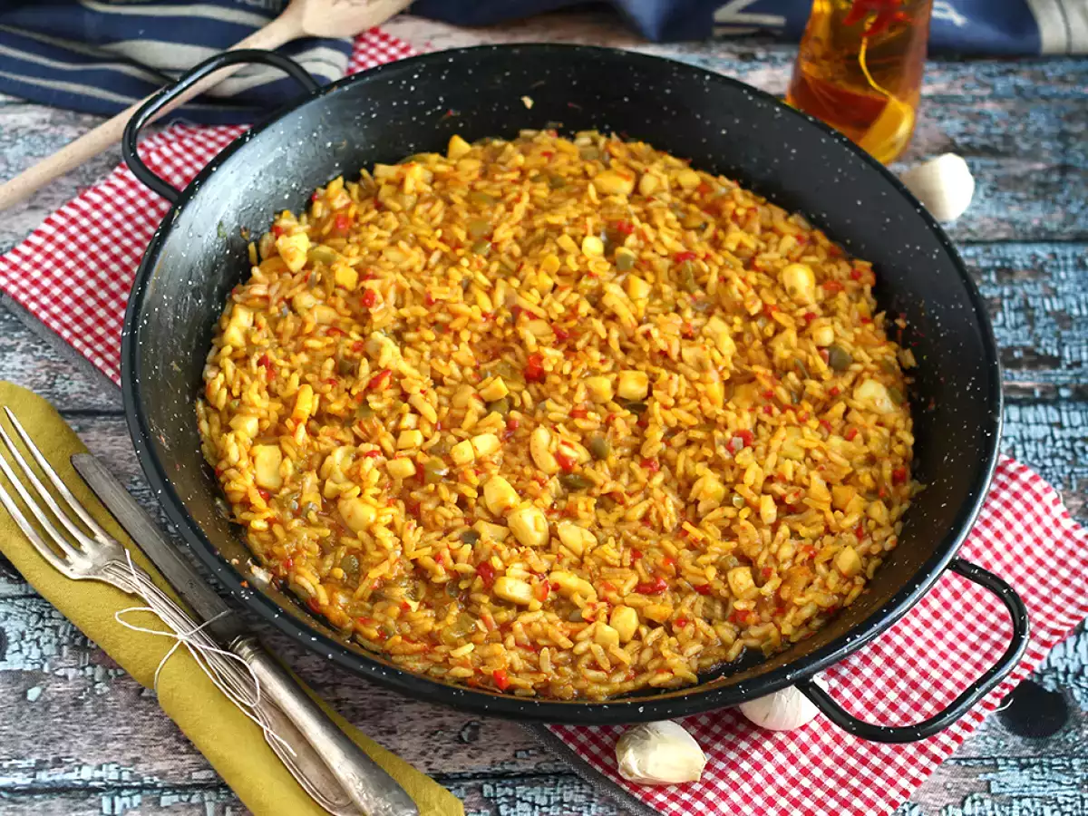 Лесен ориз с калмари - снимка 3