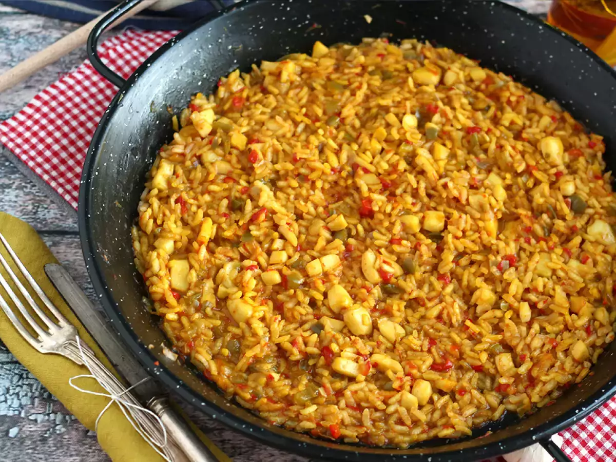 Лесен ориз с калмари - снимка 4