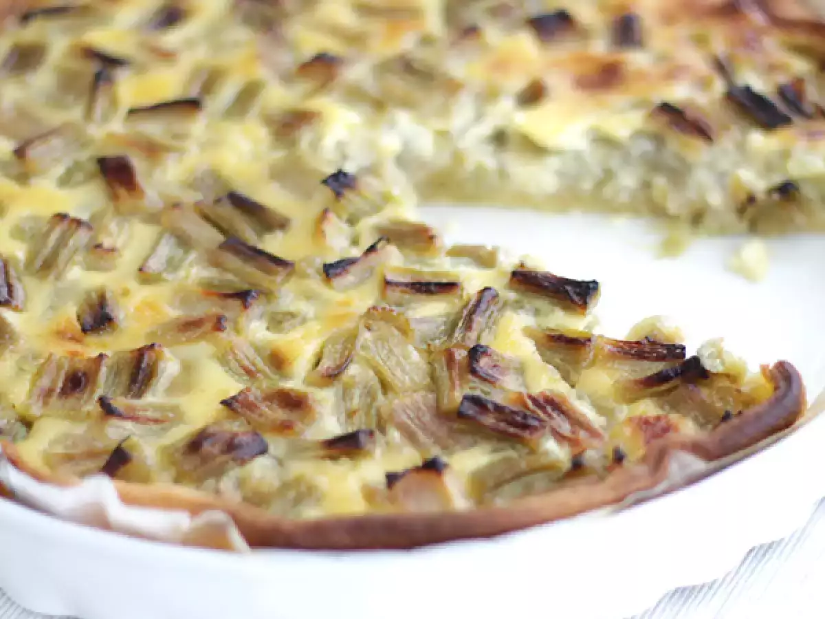 Лесен тарт с ревен - снимка 2