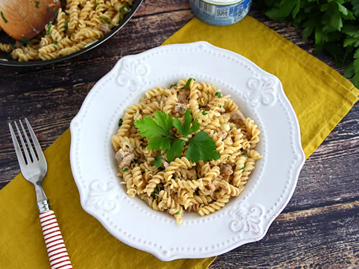 Лесна паста с риба тон - снимка 4