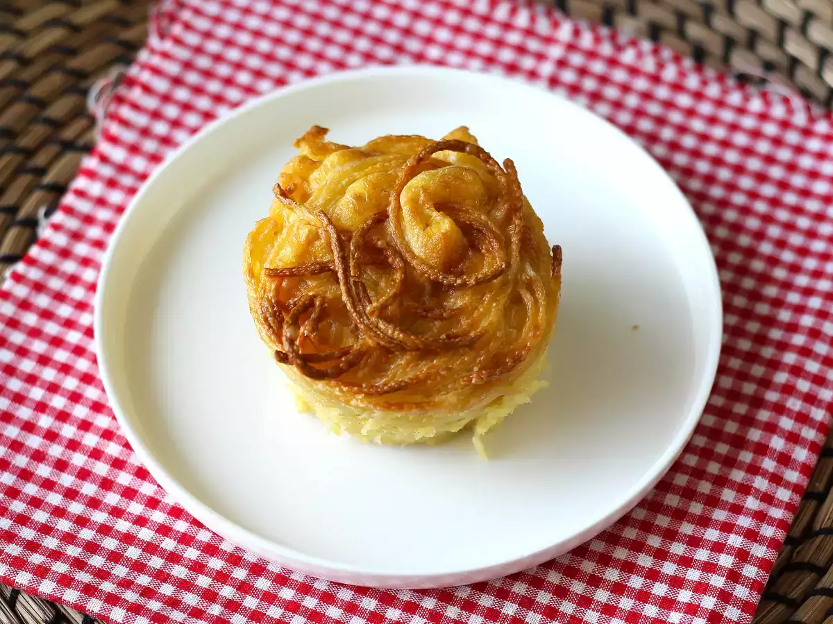 Макаронен омлет във фритюрник - снимка 3