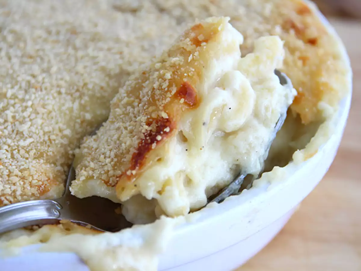 Макарони със сирене, американският тестен гратен - снимка 2