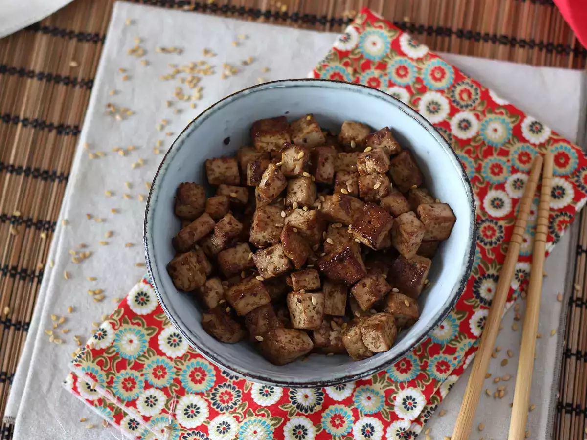 Мариновано тофу с азиатски вкусове (след това ще обикнете тофу!) - снимка 3