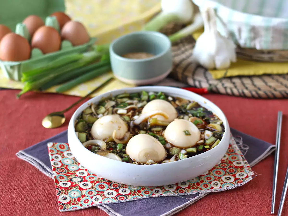 Mayak Gyeran - корейски мариновани яйца - снимка 2