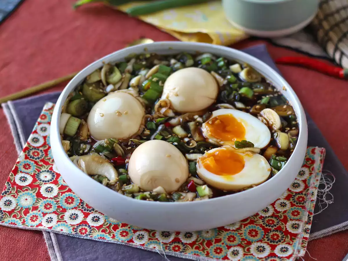 Mayak Gyeran - корейски мариновани яйца - снимка 5